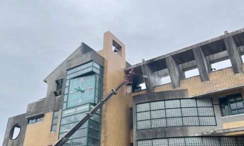 －台北 新北 高空 蜘蛛人 作業｜雨遮維修｜外牆防水｜外牆清洗｜外牆修繕｜磁磚剝落修繕